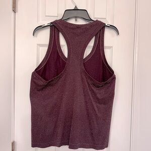 Athleta Momentum Tank in Spiced Cabernet Shimmer